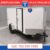 2025 Interstate 6 X 12 Victory VNose Enclosed Cargo Trailer White - $4,559 (CALL 763-299-7459 FOR AVAILABILITY) - Image 1