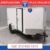 2025 Interstate 6 X 12 Victory VNose Enclosed Cargo Trailer White - $4,019 (CALL 513-930-1519 FOR AVAILABILITY) - Image 1